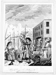 A Cornish Hug in Billingsgate, 1781