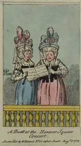 A Duet at the Hanover Square Concert by John Nixon