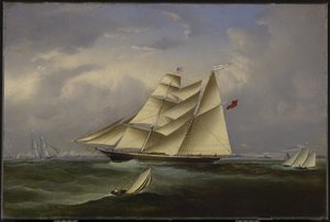 The Ocean Bride Leaving Halifax Harbour by John OBrien