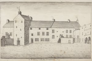 St Andrews Delineated - St Marys College St Andrews by John Oliphant