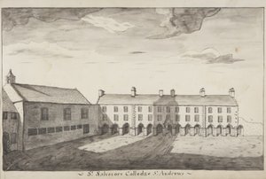 St Andrews Delineated - St Salvators College St Andrews by John Oliphant