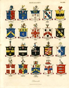 Coats of Arms of British Baronets; Plate LXXXIX by John Pass