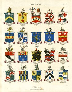 Coats of Arms of British Baronets, Plate XC by John Pass