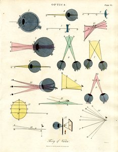 Optics: Theory of Vision (Plate VI) by John Pass