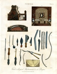 Surgical Instruments and Artifacts from Pompeii by John Pass