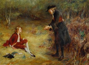 A Roadside Sermon by John Pettie