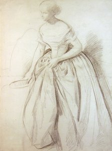 Sketch for a bridesmaid for Queen Vic