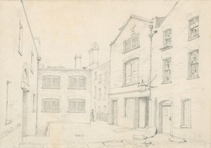 White Hart Court, Castle Street, St Martin in the Fields. Demolished with the building of Charing Cross Road by John Phillipp Emslie