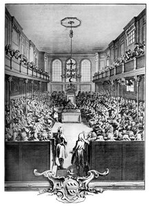 Interior of the House of Commons, Westminster, London, 1742