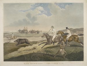 Hog Hunting: The Tired Pig, engraved by S.W. Fores, c.1840 by John Platt