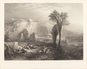 Ehrenbreitstein by John Pye after Joseph Mallord William Turner