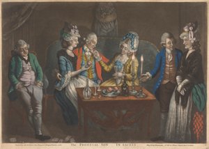 The Prodigal Son in Excess (1 of 5) by John Raphael Smith