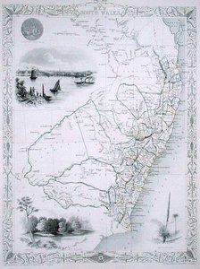 New South Wales, from a Series of World Maps published by John Tallis & Co., London & New York by John Rapkin