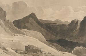 A Mountain Landscape with a Shepherd by John Renton