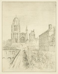 Redcliffe Church and Part of Alfred Wharf by John Reverend Eden