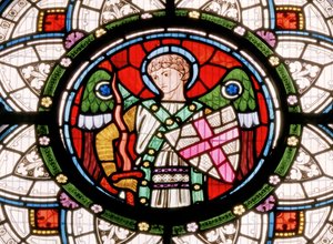 Angel with shield