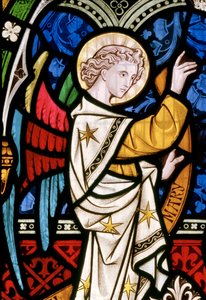 Angel (detail, Christ in Majesty) by John Richard Clayton