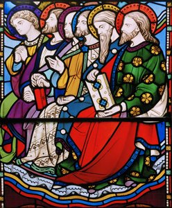 Six Apostles (detail from The Last Judgement) by John Richard Clayton