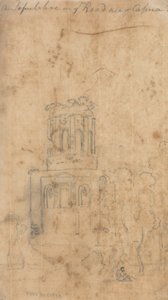 A Sepulchre in the Road near Capua by John Robert Cozens