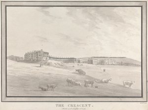 Bath: The Crescent by John Robert Cozens