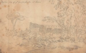 Broken Side of the Amphitheatre at Rome by John Robert Cozens
