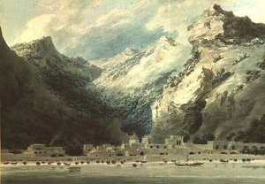 Cetera, a Fishing Town on the Gulf of Salerno by John Robert Cozens