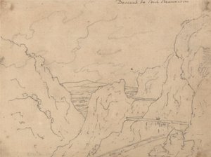 Descent to Pont de Beauvoisin by John Robert Cozens