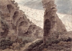 Interior of the Colosseum, 1778 by John Robert Cozens