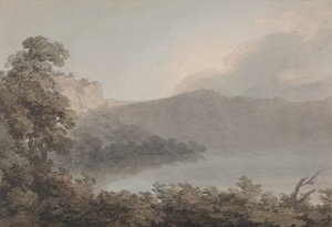 Lake of Vico Between Rome and Florence by John Robert Cozens
