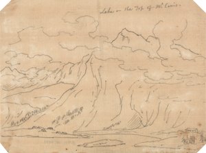 Lake on the Top of Mont Cenis by John Robert Cozens