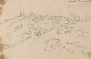 Monte Fiascone by John Robert Cozens