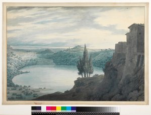 Lake Nemi, Campagna, Italy