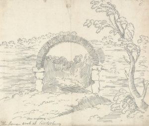 The Roman Arch at Canterbury by John Robert Cozens