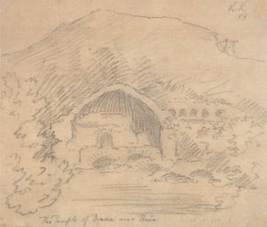 The Temple of Diana near Baia
