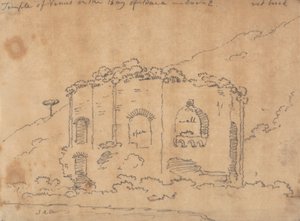 The Temple of Venus on the Bay of Baia, December 2 by John Robert Cozens