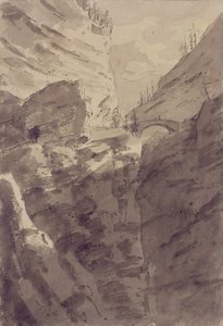 Via Mala in the Grisons by John Robert Cozens