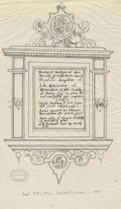 Rugeley Church (Old) - Monument to Richard Weston