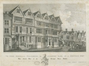 Stafford - Ancient High House: lithograph