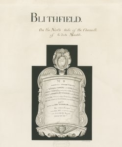 Tablet in Blithfield Church - Mary Crawley