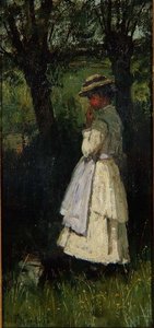 Girl by a River by John Robertson Reid