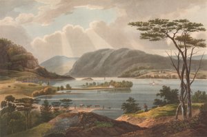 View from Fishkill Looking to West-Point No. 15 of The Hudson River Portfolio by John Rubens Smith
