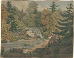 View of the Second Falls on the Sawkill River