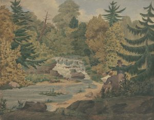 View of the Second Falls on the Sawkill River, c.1840