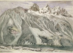 Aiguilles of Chamonix, 1849 by John Ruskin