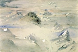 Alpine Peaks: Jungfrau and others by John Ruskin