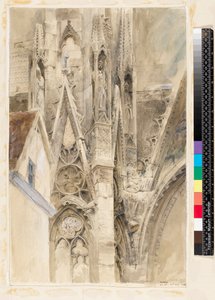 Entrance to South Transept of Rouen Cathedral by John Ruskin