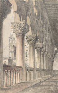 Loggia of the Ducal Palace, Venice, 1849-50