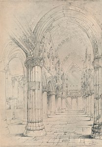 Roslin Chapel, 1838 by John Ruskin