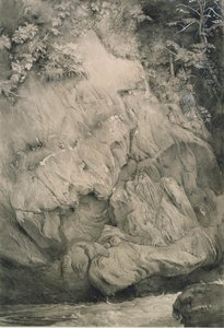 Study of Gneiss Rock, Glenfinlas