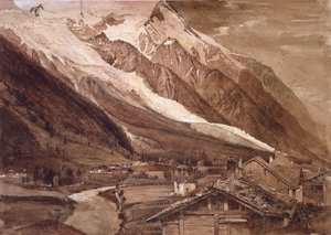 The Glacier des Bossons, Chamonix